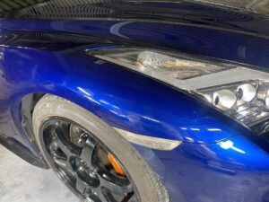 日産 GT-R フェンダーへこみ修理⑧