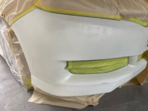 トヨタ ウィッシュ（WISH） バンパーへこみ修理③