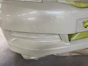 トヨタ ウィッシュ（WISH） バンパーへこみ修理⑤