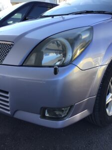 トヨタ オーパ 左フロントバンパー、右フロントバンパーの修理事例④