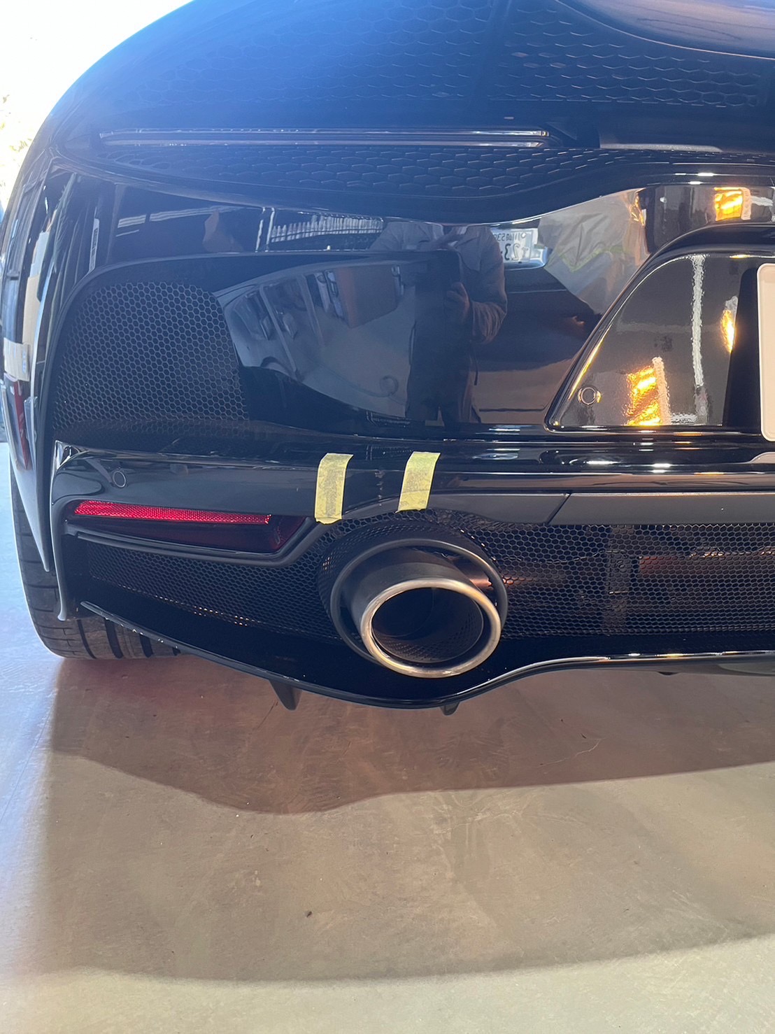 マクラーレン マクラーレンの左リアバンパーの修理事例