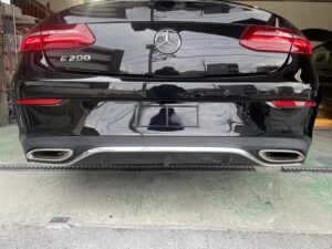 メルセデス・ベンツ Eクラス リアバンパーの修理事例②