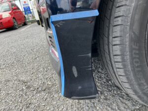 ホンダ N-BOX 左フロントバンパー、左リアバンパーの修理事例①