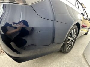 トヨタ クラウン 右リアバンパーの修理事例②