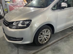 フォルクスワーゲン シャラン 左フロントバンパー、左フェンダーの修理事例⑤