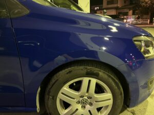 フォルクスワーゲン ポロ 右フェンダーパネルの修理事例②