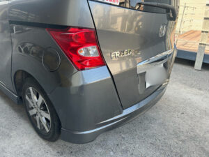 ホンダ フリード 左リアバンパーの修理事例②