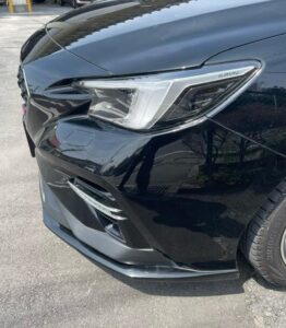 スバル レヴォーグ 左フロントバンパーの修理事例②