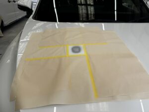 トヨタ ハリアー ボンネットの修理事例 | 車の修理・板金塗装は池内 