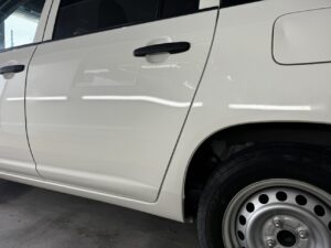トヨタ プロボックス 左リアドア、左クオータの修理事例②