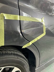 ホンダ ステップワゴン 右スライドドア・右クオーターパネルの修理事例①