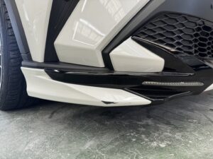 トヨタ C-HR 右フロントリップスポイラーの修理事例①