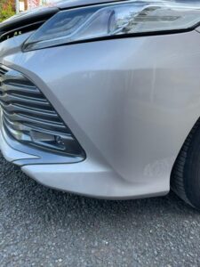 トヨタ カムリ 左フロントバンパーの修理事例②