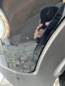 ボルボ XC40 右リアバンパーの修理事例①