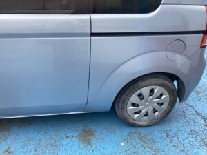 トヨタ ポルテ 左スライドドア・左クォーターの修理事例2