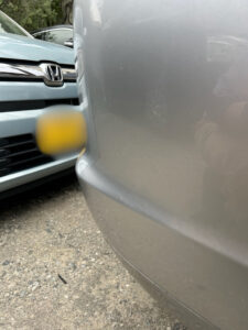 ホンダ インサイト 右リアバンパーの修理事例4