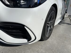 メルセデス・ベンツ Cクラス 左フロントバンパーの修理事例2