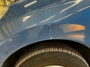 日産 ノート 左フェンダー・左リヤドア・左クォーターの修理事例3