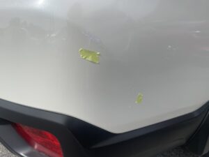 スバル レガシィ 右リアバンパーの修理事例1