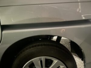 トヨタ トール 左クォーターパネルの修理事例2
