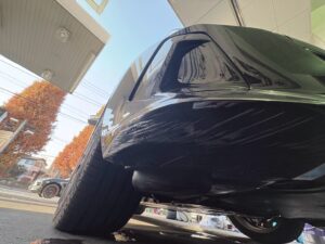 BMW 1シリーズ 右フロントバンパーの修理事例2