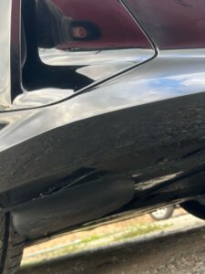 BMW 1シリーズ 右フロントバンパーの修理事例5