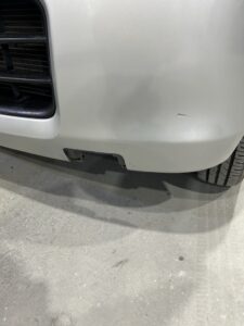 スズキ ワゴンR 左フロントバンパーの修理事例1