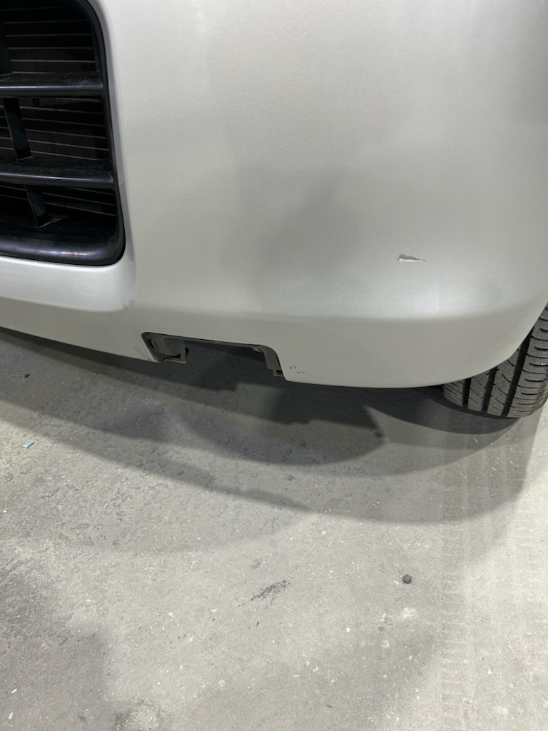 スズキ ワゴンR 左フロントバンパーの修理事例
