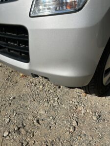 スズキ ワゴンR 左フロントバンパーの修理事例4
