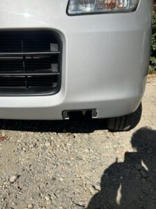 スズキ ワゴンR 左フロントバンパーの修理事例5