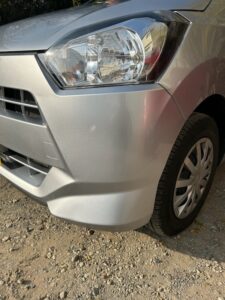 ダイハツ ミライース 左フロントバンパーの修理事例5