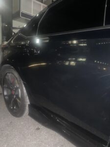 ホンダ シビック 右リアドア、右サイドステップの修理事例2