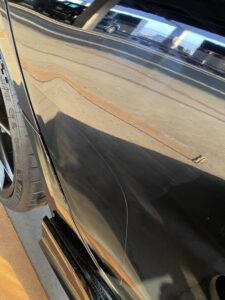 ホンダ シビック 右リアドア、右サイドステップの修理事例3