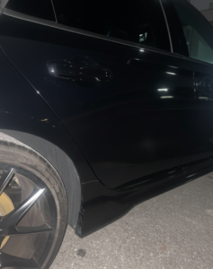 ホンダ フリード 右スライドドア、右ロッカーパネル（脱着修理）、クォーターの修理事例2