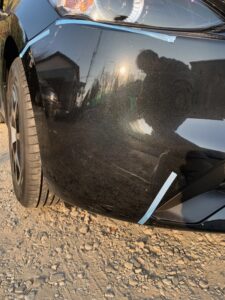 マツダ マツダ3 右フロントバンパーの修理事例2