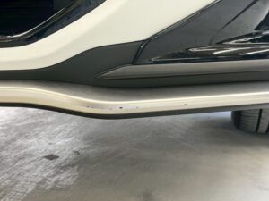 レクサス NX フロントバンパーの修理事例2」