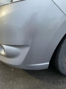 日産 ラフェスタ 左フロントバンパーの修理事例2