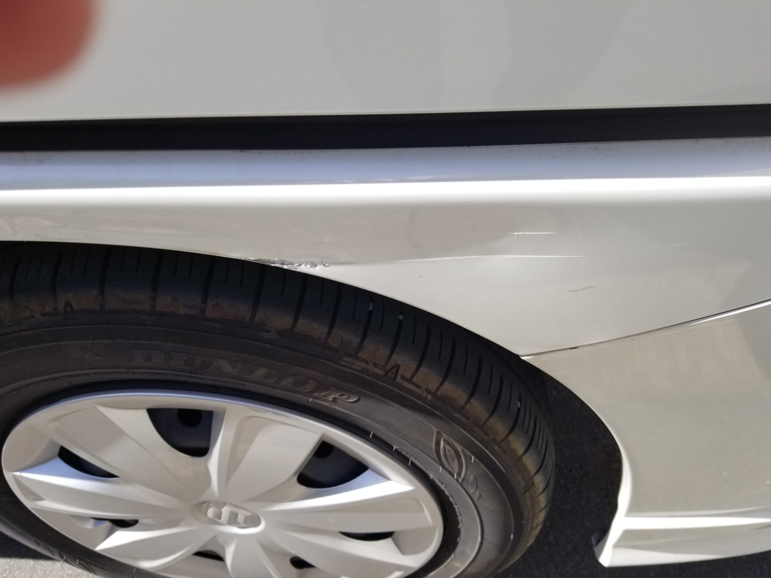 【幕張店】スズキ ソリオの左リアドア、左クォーターパネルの修理事例