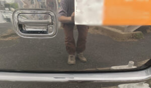 【東村山店】スズキ ワゴンRのバックドアの修理事例2