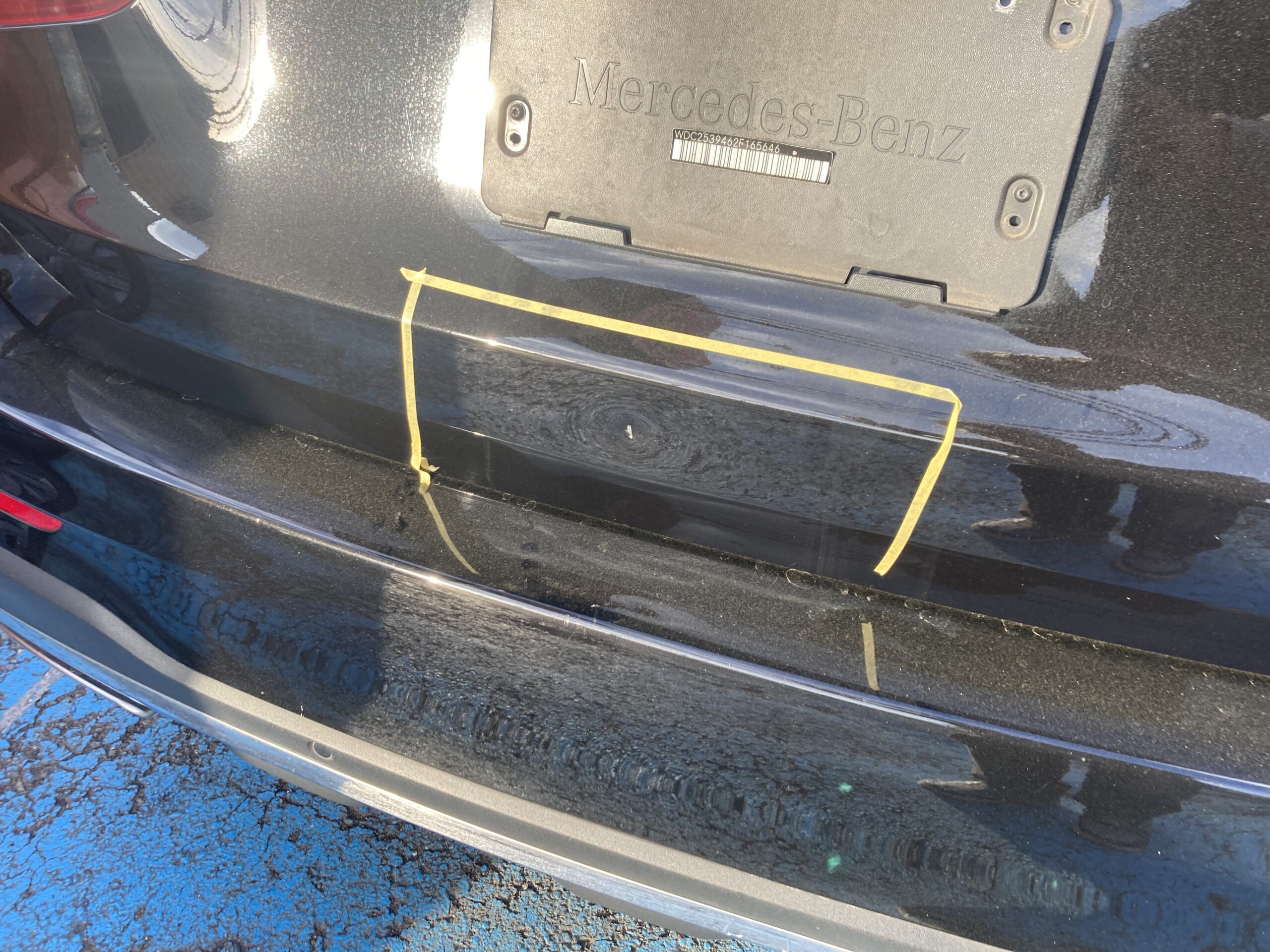 【川越店】メルセデス・ベンツ GLC バックドパネルの修理事例