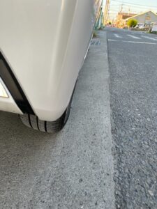 【平塚店】日産 ルークス 右リアバンパーの板金塗装・修理事例4