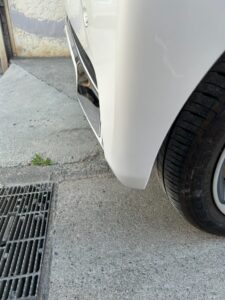 【平塚店】日産 ルークス 右リアバンパーの板金塗装・修理事例5