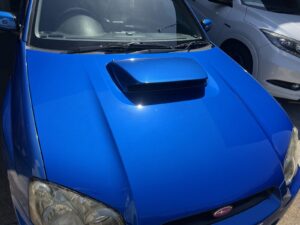 【習志野店】スバル インプレッサWRX ボンネットフードの板金塗装・修理事例2
