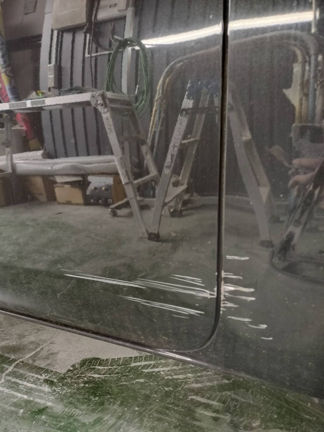 【習志野店】トヨタ スペイド 左スライドドアパネル、左クォーターパネルの板金塗装・修理事例