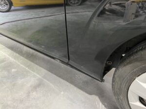 【習志野店】トヨタ スペイド 左スライドドアパネル、左クォーターパネルの板金塗装・修理事例2