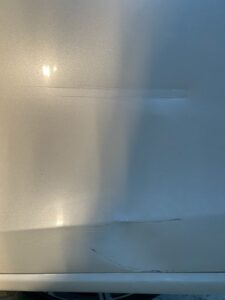 【平塚店】トヨタ エスティマ 左スライドドアパネルの板金塗装・修理事例2