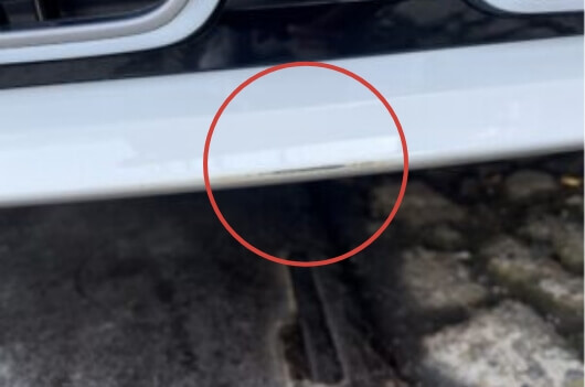 バンパーすり傷（20cm以内） Before