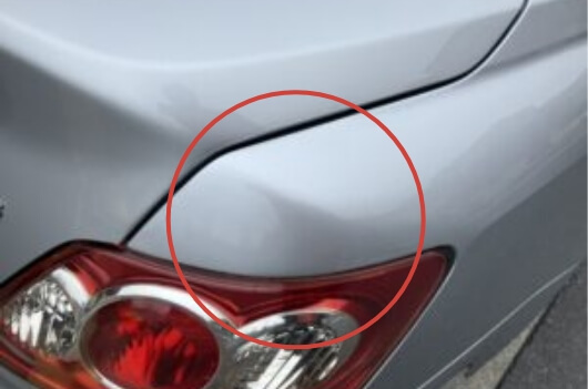 ヘコミ 20cm以内 After