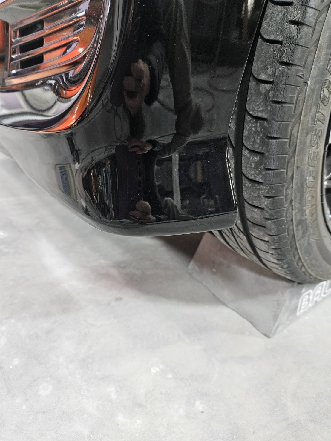 【幕張店】ホンダ NBOX 左フロントバンパーの板金塗装・修理事例2